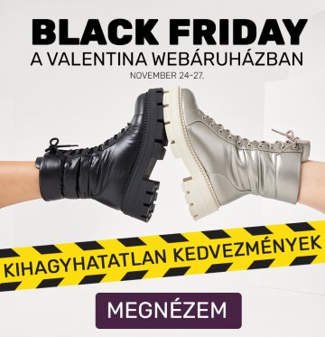 BLACK FRIDAY november 24-27. között csak a Webáruházunkban!