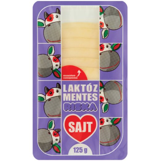 Riska laktózmentes szeletelt sajt