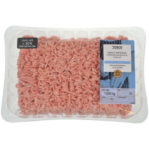 Tesco sertés darált hús