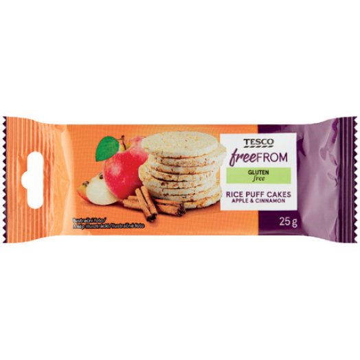 Tesco Free From almás-fahéjas puffasztott rizspehelyszelet
