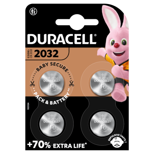 DURACELL 2032 ELEM (GOMB) 3V 4DB/CSOMAG