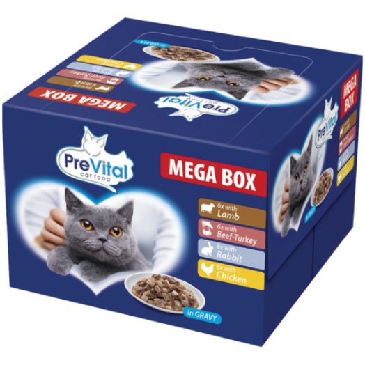 Prevital alutasakos macskaeledel megapack