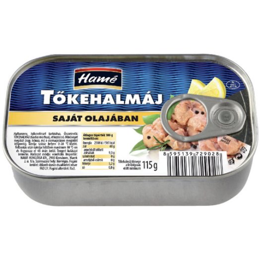 Hamé tőkehalmáj