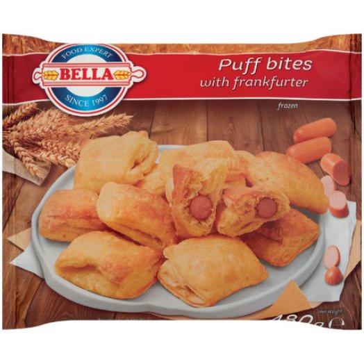 Bella sajtos párna vagy virslis puffancs