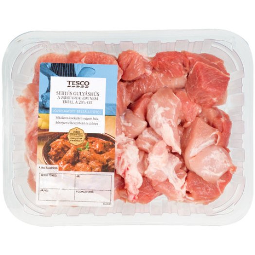 Tesco sertésgulyáshús