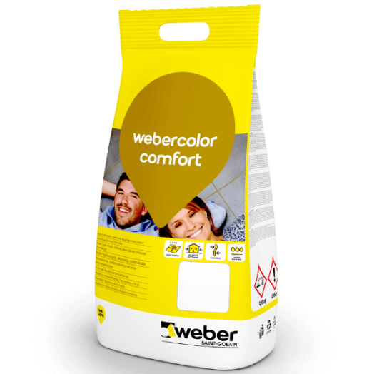 WEBER COLOR COMFORT-N SZÍNES FUGÁZÓ 2KG,GYÖNGYHÁZ SZÜRKE, FLEXIBILIS