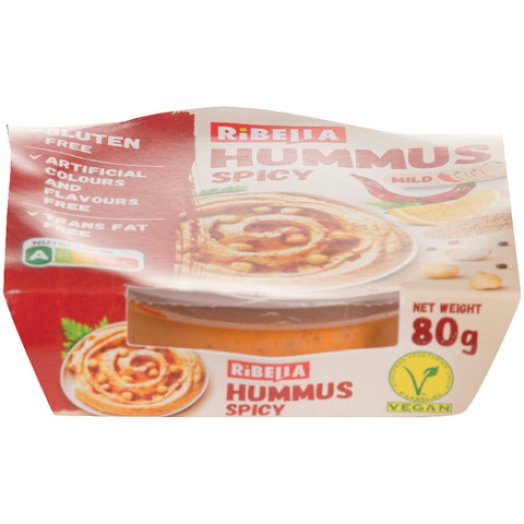 Ribella pikáns hummus