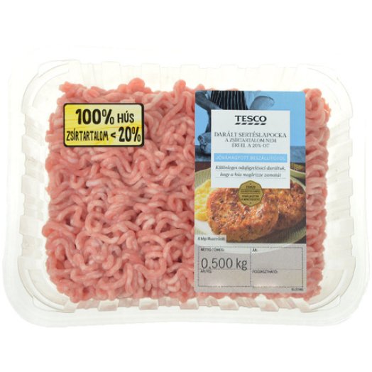 Tesco sertés darált hús
