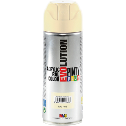 PINTY PLUS EVOLUTION AKRIL SPRAY 200ML RAL 1015 VILÁGOS KRÉM