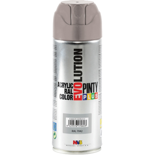 PINTY PLUS EVOLUTION AKRIL SPRAY 200ML RAL 7042 KÖZLEKEDÉSI SZÜRKE