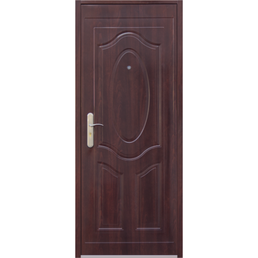 OK DOORS RA07 ACÉL LÉPCSŐHÁZI BEJÁRATI AJTÓ 97X205CM JOBB MAHAGÓNI