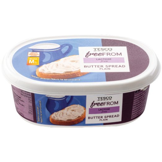 Tesco FreeFrom laktózmentes natúr vajkrém