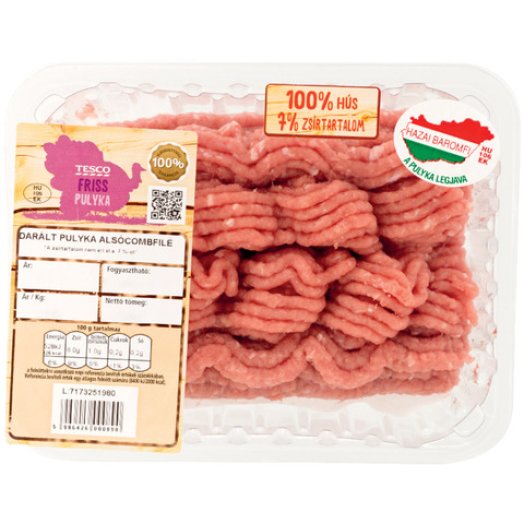 Tesco darált pulykaalsócomb-filé