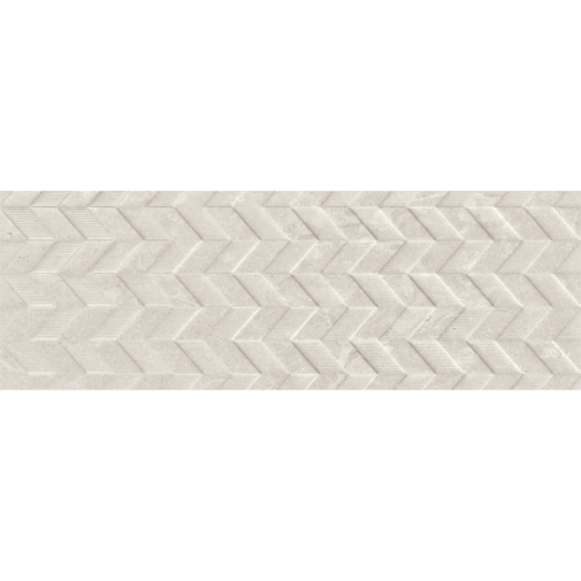 AZULEJOS BENADRESA KINGSTONE FRECCIA CREAM DEKORCSEMPE 33,3X100CM 1,33M2/CSOMAG KRÉM