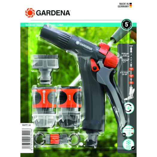 LOCSOLÓPISZTOLY KÉSZLET GARDENA BASIC SZABÁLYOZHATÓ