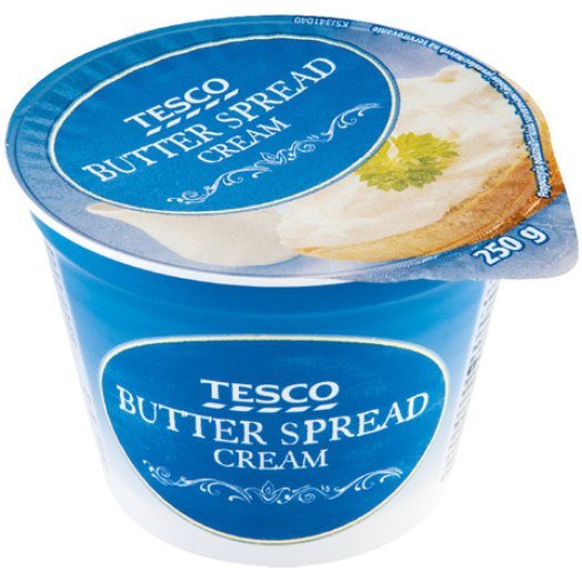 Tesco natúr vajkrém