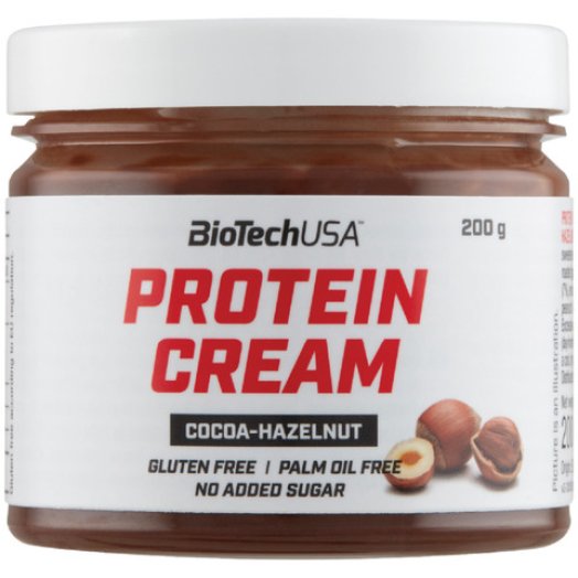 BioTechUSA Protein Cream kakaós, fehérjetartalmú kenhető krém mogyoróval