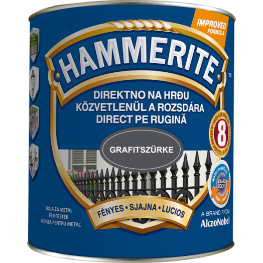 HAMMERITE FÉNYES GRAFITSZÜRKE 2,5L