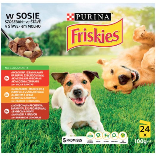 Friskies alutasakos kutyaeledel multipack