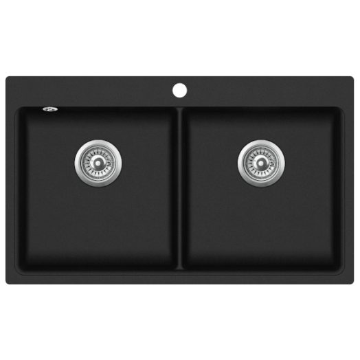 EVIDO QUADRO 9 MOSOGATÓ 3,5&quot; KÉTMEDENCÉS GRÁNIT, ANTRACIT
