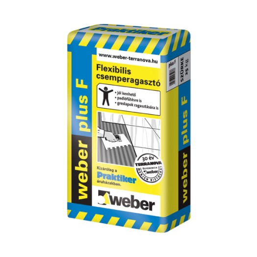 WEBER PLUS F FLEXIBILIS CSEMPERAGASZTÓ 25KG