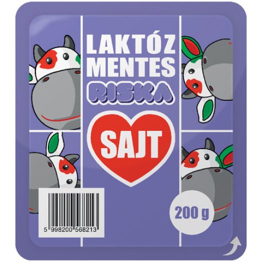 Riska laktózmentes darabolt sajt