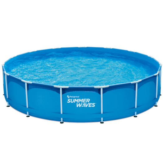 CSŐVÁZAS MEDENCE SZETT SUMMER WAVES 457X91CM VÍZFORGATÓ LÉTRA FEDŐ