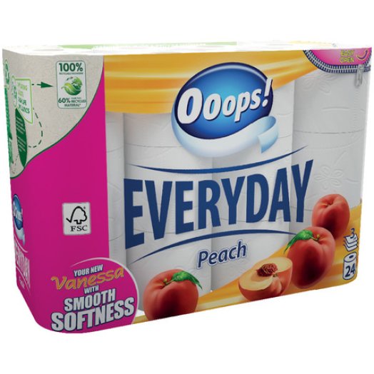 Ooops! Everyday Peach toalettpapír