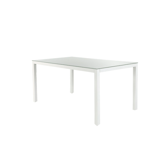 TABEA ÉTKEZŐASZTAL, FEHÉR, FIX, 76X150X90CM