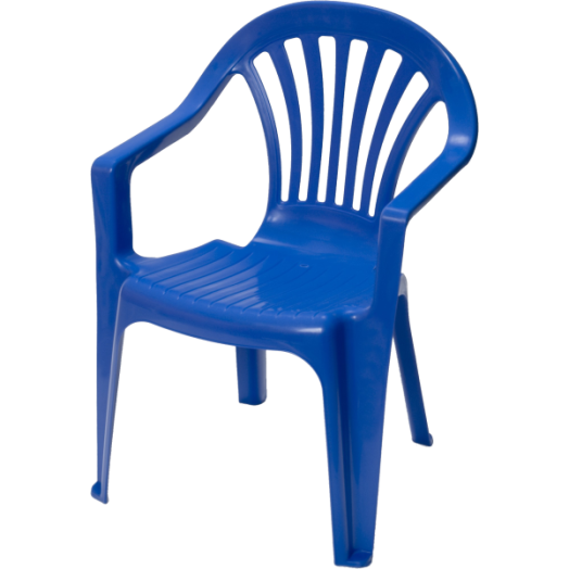 FLAIR KERTI SZÉK GYEREKEKNEK CINDY 51X37X29 CM MŰANYAG ALACSONYTÁMLÁS KÉK