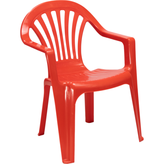 FLAIR KERTI SZÉK GYEREKEKNEK CINDY 51X37X29 CM MŰANYAG ALACSONYTÁMLÁS PIROS