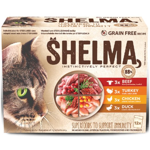Shelma alutasakos macskaeledel multipack