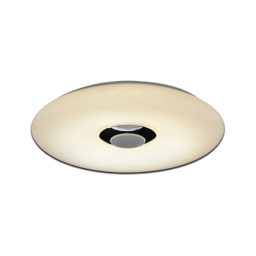 NASHVILLE LED MENNYEZETI LÁMPA 24W BLUETOOTH HANGSZ.+TÁVIR. RGB