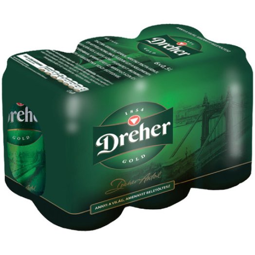 Dreher Gold dobozos sör multipack