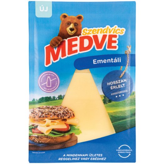 Medve szeletelt sajt