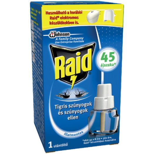 Raid szúnyogirtó utántöltő folyadék