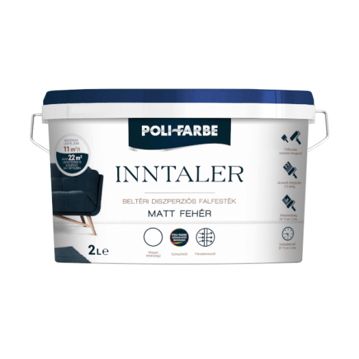 INNTALER FEHÉR BELTÉRI FALFESTÉK 2L