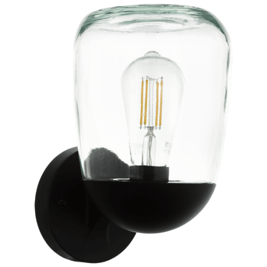 DONATORI MENNYEZETI LÁMPA E27 1X60W IP44 FEKETE FÉNYFORRÁS NÉLKÜL