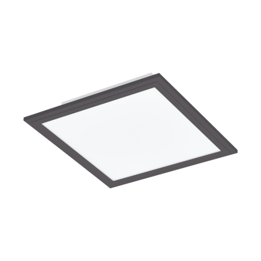 SALOBRENA LED MENNYEZETI LÁMPA 16W 2100LM 4000K FEKETE 300x300mm