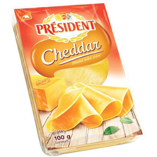 President szeletelt sajt