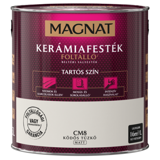 MAGNAT CERAMIC 2,5L BELTÉRI FALFESTÉK KÖDÖS TŰZKŐ CM8