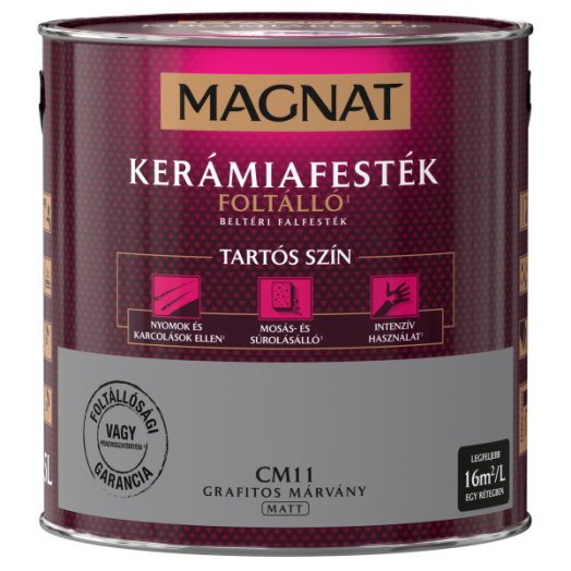 MAGNAT CERAMIC 2,5L BELTÉRI FALFESTÉK GRAFITOS MÁRVÁNY CM11