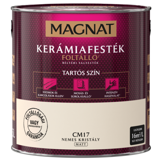 MAGNAT CERAMIC 2,5L BELTÉRI FALFESTÉK NEMES KRISTÁLY CM17