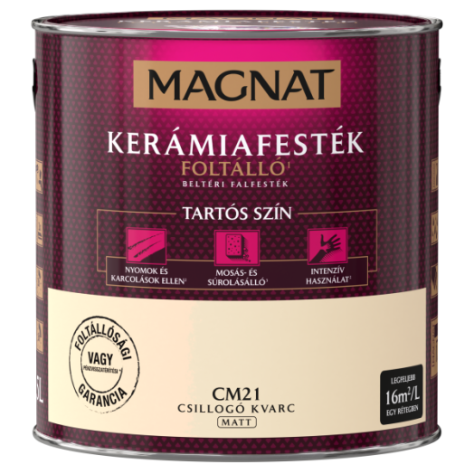 MAGNAT CERAMIC 2,5L BELTÉRI FALFESTÉK CSILLOGÓ KVARC CM21