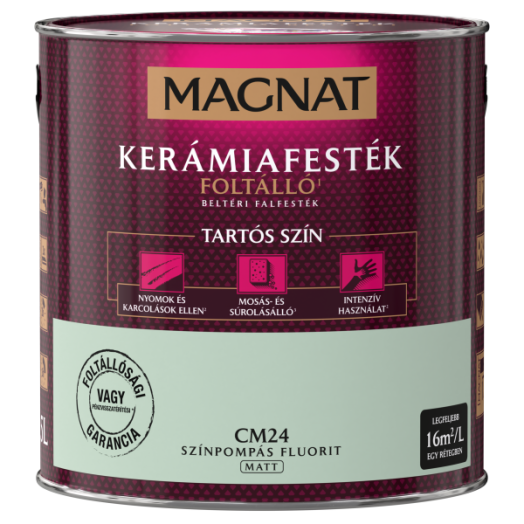 MAGNAT CERAMIC 2,5L BELTÉRI FALFESTÉK SZÍNPOMPÁS FLUORIT CM24