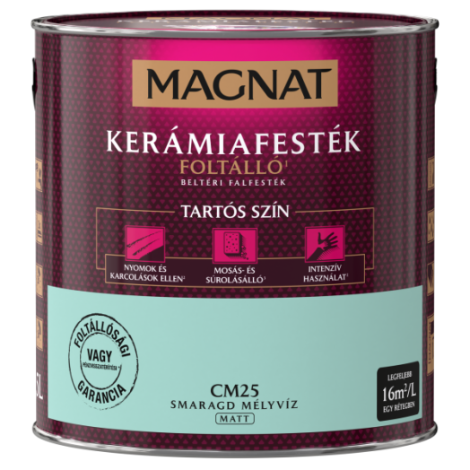 MAGNAT CERAMIC 2,5L BELTÉRI FALFESTÉK SMARAGD MÉLYVÍZ CM25