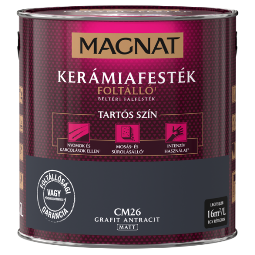 MAGNAT CERAMIC 2,5L BELTÉRI FALFESTÉK GRAFIT ANTRACIT CM26