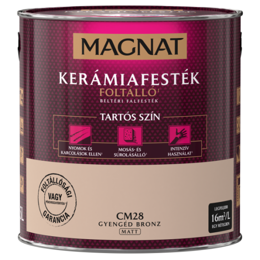 MAGNAT CERAMIC 2,5L BELTÉRI FALFESTÉK GYENGÉD BRONZ CM28