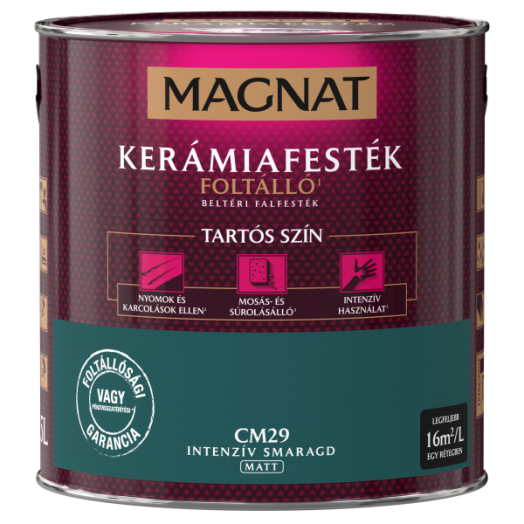 MAGNAT CERAMIC 2,5L BELTÉRI FALFESTÉK INTENZÍV SMARAGD CM29