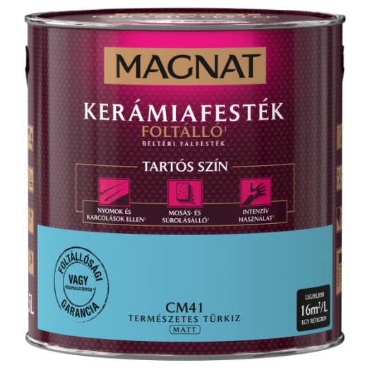 MAGNAT CERAMIC 2,5L BELTÉRI FALFESTÉK TERMÉSZETES TÜRKIZ CM41